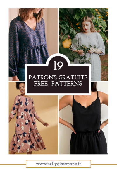 Patrons de couture gratuits : 19 tenues à coudre cet été